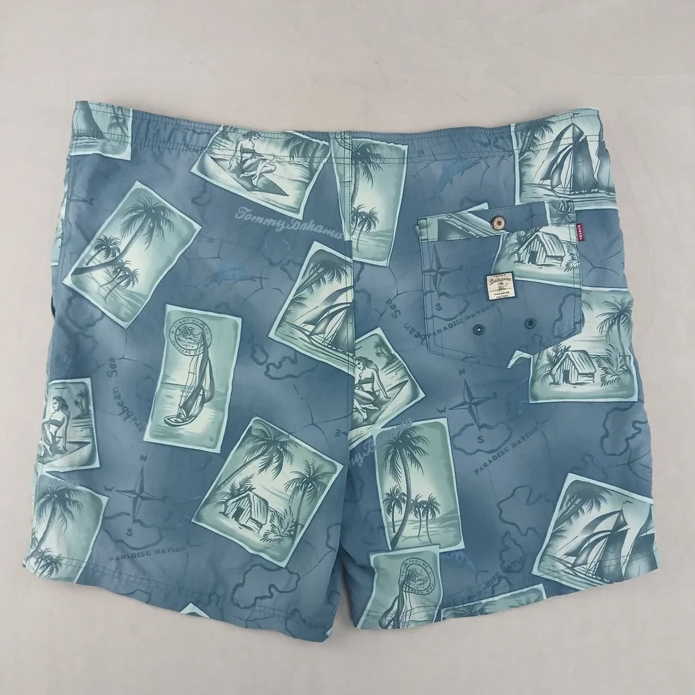 Tommy Bahama‎ XL Mens Board Shorts Floral Mesh Liner FLAWS